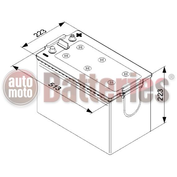 Μπαταρία  Φορτηγού-Σκάφους-Λεωφορείου   Bosch  T5077 12V  180AH 1000EN  Α-Εκκίνησης