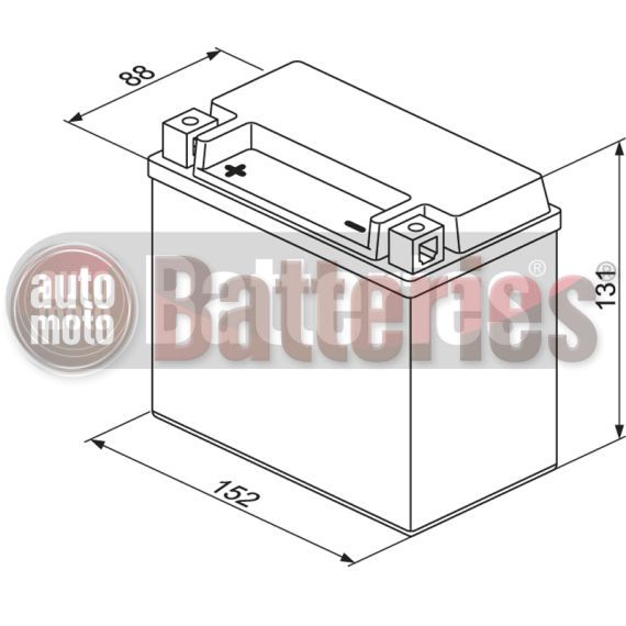 Μπαταρία Μοτοσυκλέτας GS AGM GTX12-BS 12V 10AH 180CCA www.automotobatteries.gr