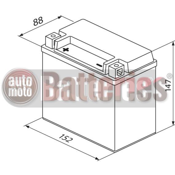 Μπαταρία Μοτοσυκλέτας GS AGM GTX14-BS 12V 12AH 220CCA www.automotobatteries.gr