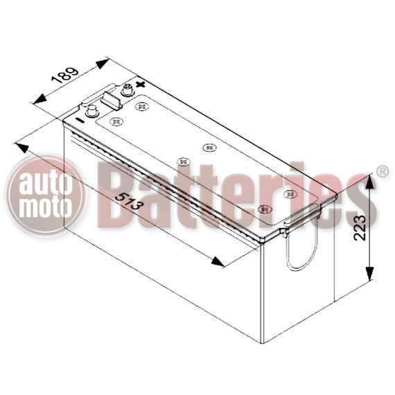 Exide Techologies Battery Equipment GEL  ES1350  12V 120AH  Marine Professional Dual Purpose (GEL G120)