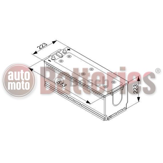 Μπαταρία  Φορτηγού-Σκάφους-Λεωφορείου   Bosch  T4078 12V  170AH  1000EN  Α-Εκκίνησης