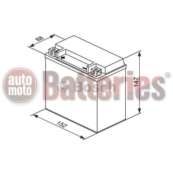 Μπαταρία Μοτοσυκλέτας Bosch M6018 AGM YTX14-BS 12V 12AH 200EN