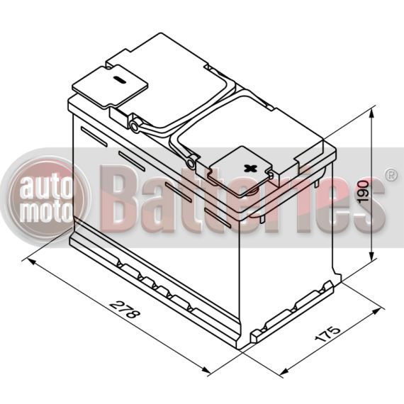 Μπαταρία Marine Βanner On Boart Power Energy Bull 95601  Dual Purpose 12V 80Ah Aργής Εκφόρτισης