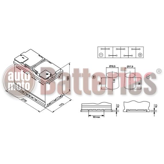 Μπαταρία BOSCH 0092S5A080 S5 AGM START/STOP S5A08 70AH 760EN  ETN-570901076