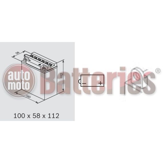 Μπαταρία Μοτοσυκλέτας Bosch YB3L-A Ανοιχτού Τύπου 0092M4F150