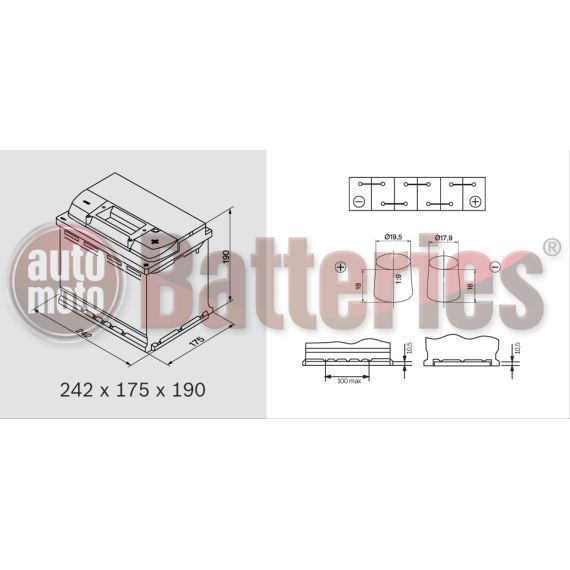 Μπαταρία Αυτοκινήτου Banner Power Bull PROfessional P6340 12V 63AH- 620EN Original Equipment Technology