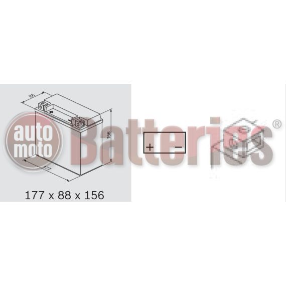 Μπαταρία Μοτοσυκλέτας Yuasa YTX20-BS 12V 18.9AH 270CCA