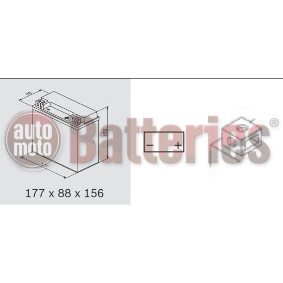 Μπαταρία Μοτοσυκλέτας BS-BATTERY  BTX20HL SLA Max 21.1AH 290 EN Αντιστοιχία  YTX20HL