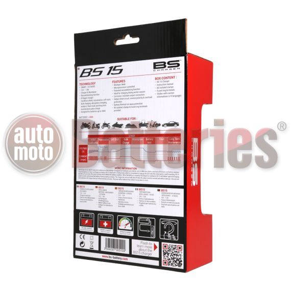 BS15 Smart Battery Charger