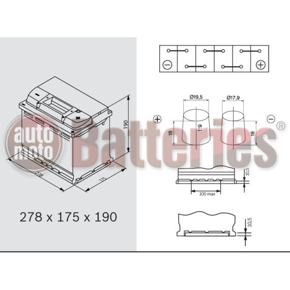 Μπαταρία Αυτοκινήτου VARTA Blue Dynamic EFB Technology N70  Start Stop  12V 70AH 760A-Εκκίνησης