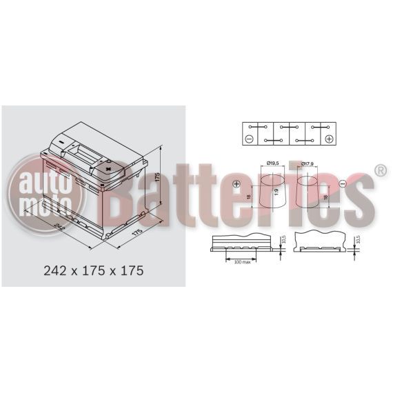 Μπαταρία Αυτοκινήτου  Banner Starting Bull 56009 12V 60AH - 480EN A-Εκκίνησης