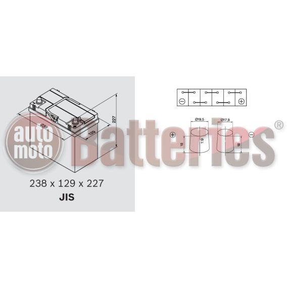 Μπαταρία Αυτοκινήτου Continent Premium Power B24R 12V  45Ah  420EN Εκκίνησης