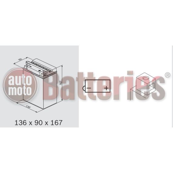 Exide YB14L-A2  Conventional  Motorbike & Sport Battery EB14L-A2