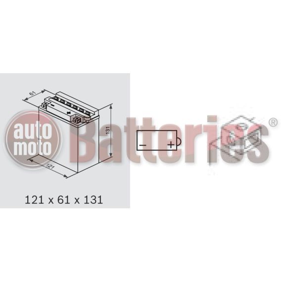 Exide YB5L-B Conventional  Motorbike & Sport Battery EB5L-B