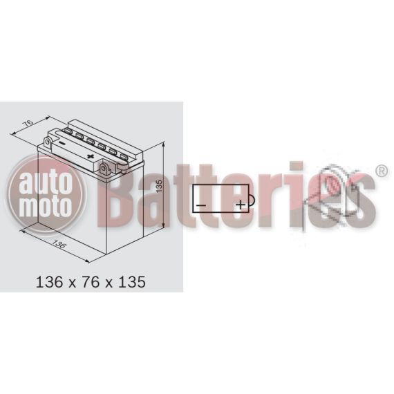 Exide YB7L-B Conventional  Motorbike & Sport Battery EB7L-B