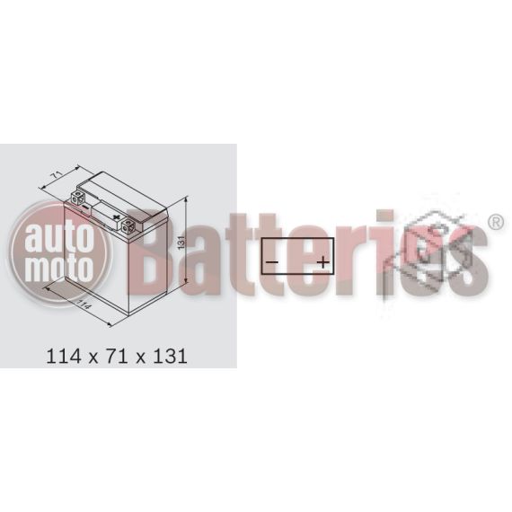 Exide AGM YTX7L-BS Motorbike & Sport Battery ETX7L-BS