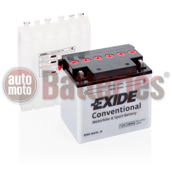 Exide Y60-N24L-A Conventional  Motorbike & Sport Battery E60-N24L-A