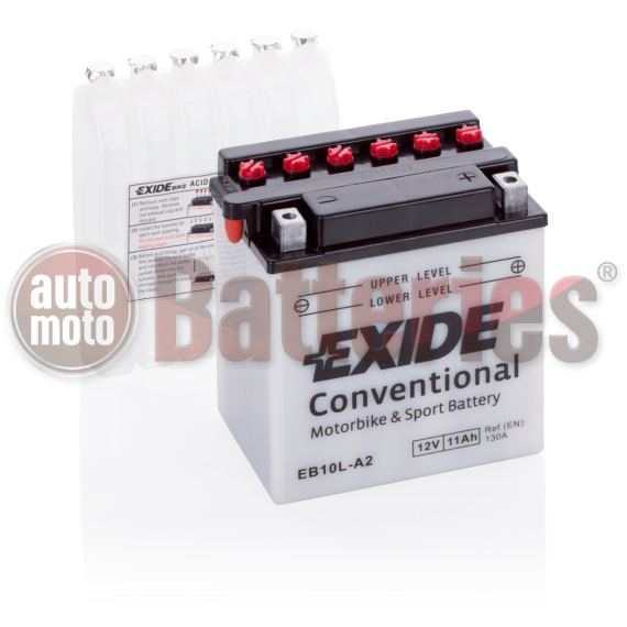 Exide YB10L-A2  Conventional  Motorbike & Sport Battery EB10L-A2