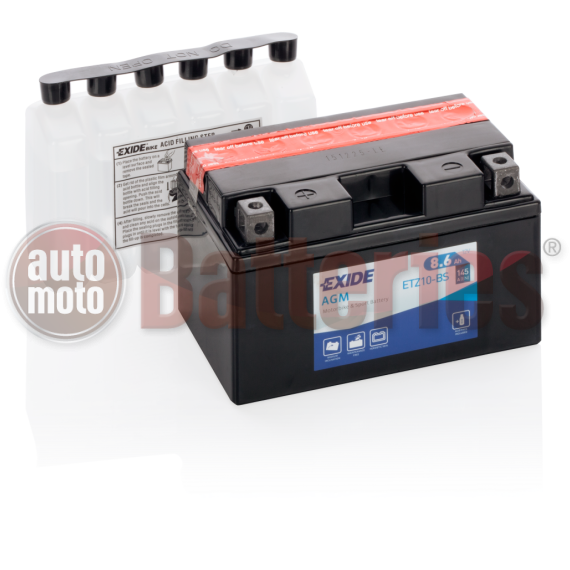 Exide AGM YTZ10S-BS  Motorbike & Sport Battery ETZ10S-BS