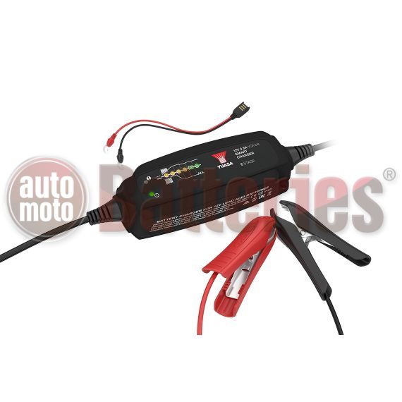 YUASA Battery Charger YCX0.8A 12V 0.8A  6-Stage  Smart Charger