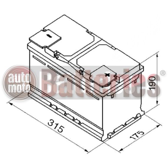 Μπαταρία Αυτοκινήτου VARTA Blue Dynamic EFB Technology N80  Start Stop  12V 80AH  800A-Εκκίνησης