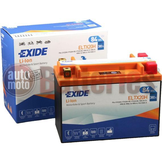 YTX20H-BS EXIDE li-ion Lithium Motorbike & Sport Battery ELTX20H