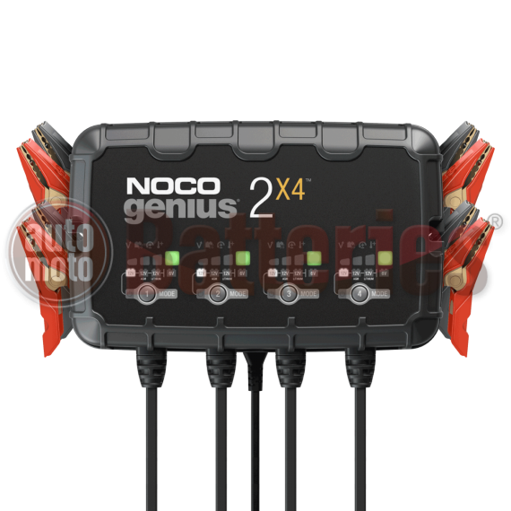 Φορτιστής συντήρησης μπαταριών NOCO GENIUS2X4EU 4 θέσεων φόρτισης 8Α (2Α ανά θέση φόρτισης)