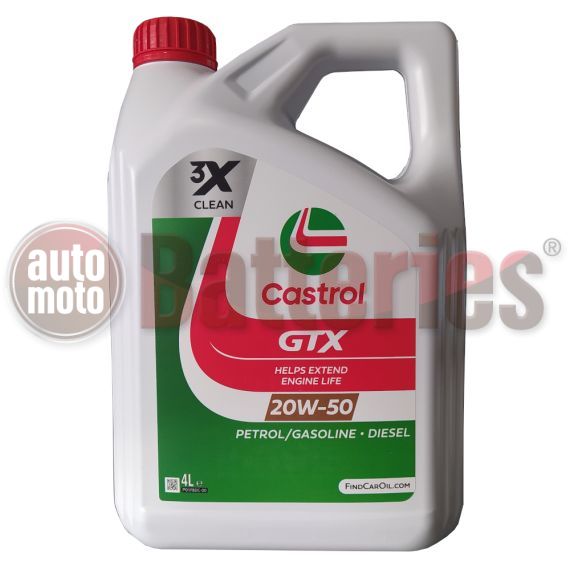 Castrol GTX 20W-50 A3/B3 4L