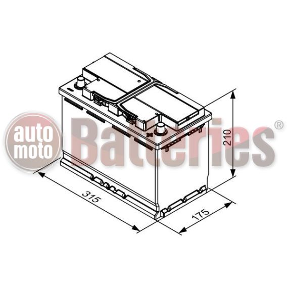 Μπαταρία Αυτοκινήτου Exide Premium EA1050 12V 105AH  850EN A  Εκκίνησης
