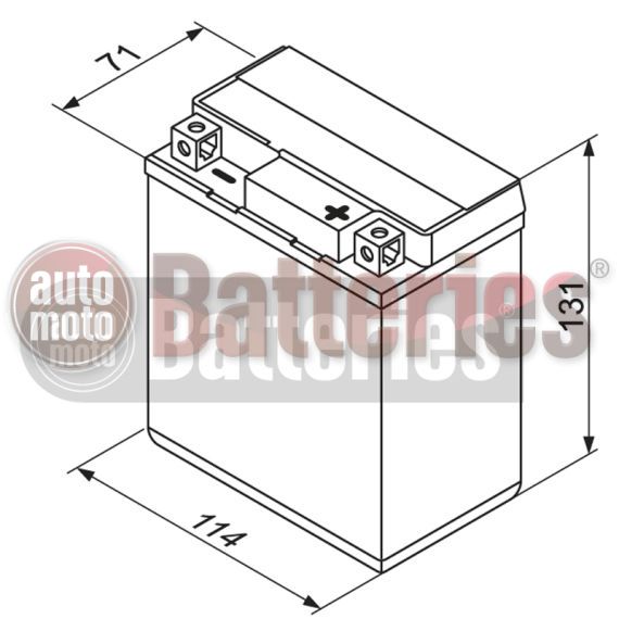 Μπαταρία Μοτοσυκλέτας Yuasa YTX7L-BS 12V  6AH  100CCA