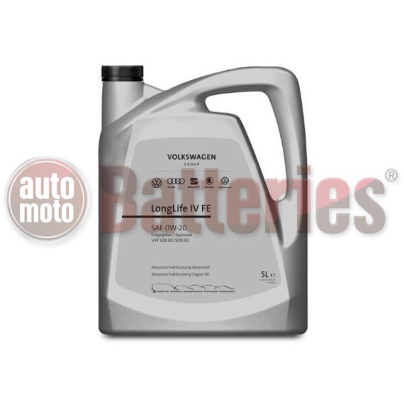 VOLKSWAGEN GROUP ΛΙΠΑΝΤΙΚΟ ΑΥΤΟΚΙΝΗΤΟΥ LONGLIFE IV FE SAE 0W20 ΓΝΗΣΙΟ 5Lt