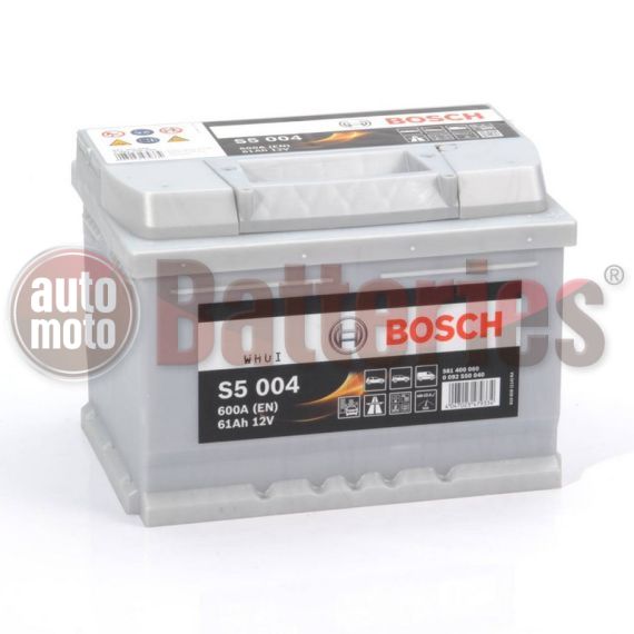 Μπαταρία Αυτοκινήτου Bosch S5004 12V 61AH-600EN A-Εκκίνησης