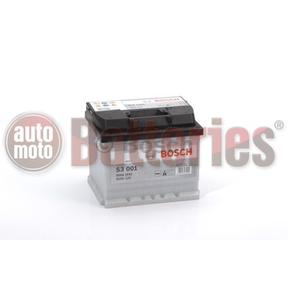 Μπαταρία Αυτοκινήτου Bosch S3001 12V 41AH-360EN A-Εκκίνησης