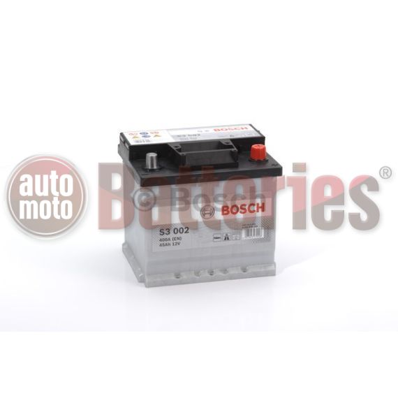 Μπαταρία Αυτοκινήτου Bosch S3002 12V 45AH-400EN A-Εκκίνησης