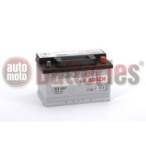 Μπαταρία Αυτοκινήτου Bosch S3007 12V 70AH-640EN A-Εκκίνησης