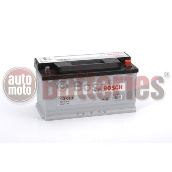 Μπαταρία Αυτοκινήτου Bosch S3013 12V 90AH-720EN A-Εκκίνησης