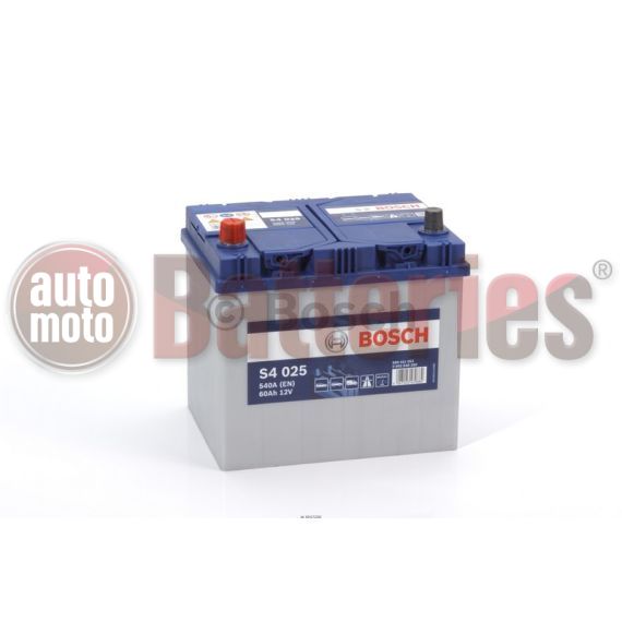 Μπαταρία Αυτοκινήτου Bosch S4025 12V 60AH-540EN A-Εκκίνησης