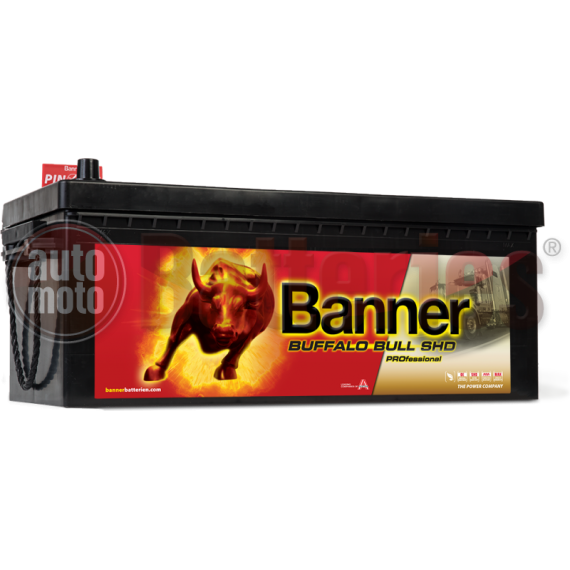 Μπαταρία φορτηγού Banner Buffalo Bull 72503 SHD PROfessional 225AH  1150EN Α-Εκκίνησης