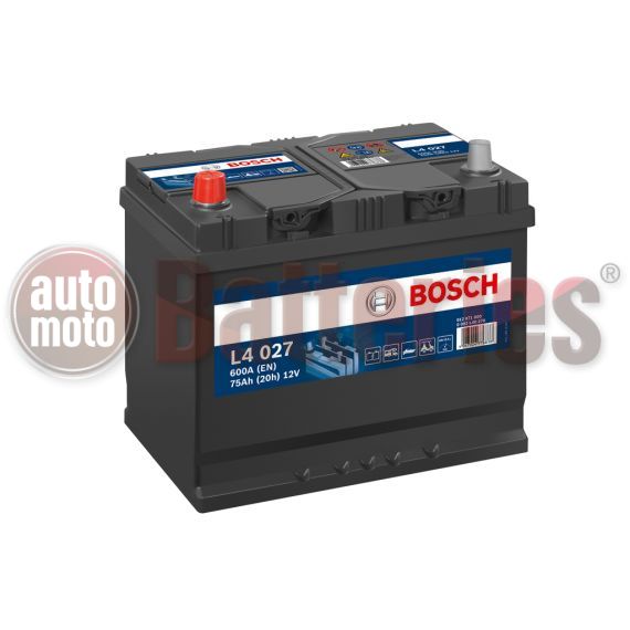 Bosch L4027 Marine & Leisure Semi Traction Batteries 75AH  600EN A Εκκίνησης