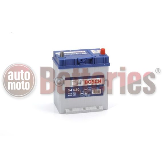 Μπαταρία Αυτοκινήτου Bosch S4030 Κλειστού Τύπου 40Ah-330A-Εκκίνησης
