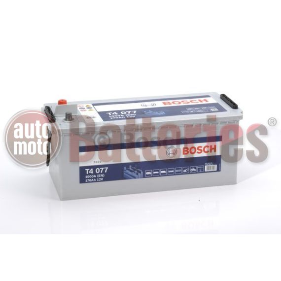 Μπαταρία  Φορτηγού-Σκάφους-Λεωφορείου   Bosch  T4077 12V  170AH  1000EN  Α-Εκκίνησης