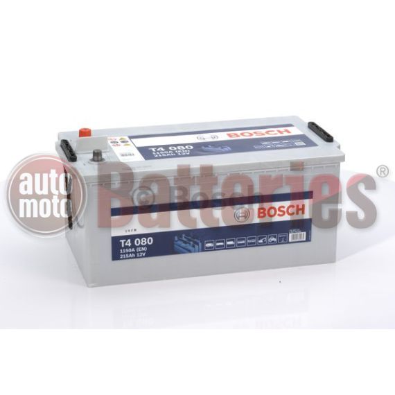 Μπαταρία  Φορτηγού-Σκάφους-Λεωφορείου   Bosch  T4080 12V  215AH  1150EN  Α-Εκκίνησης