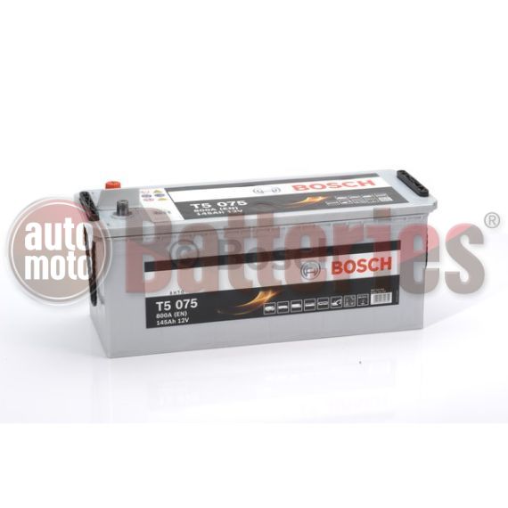 Μπαταρία  Φορτηγού-Σκάφους-Λεωφορείου   Bosch  T5075 12V  145AH  800EN  Α-Εκκίνησης