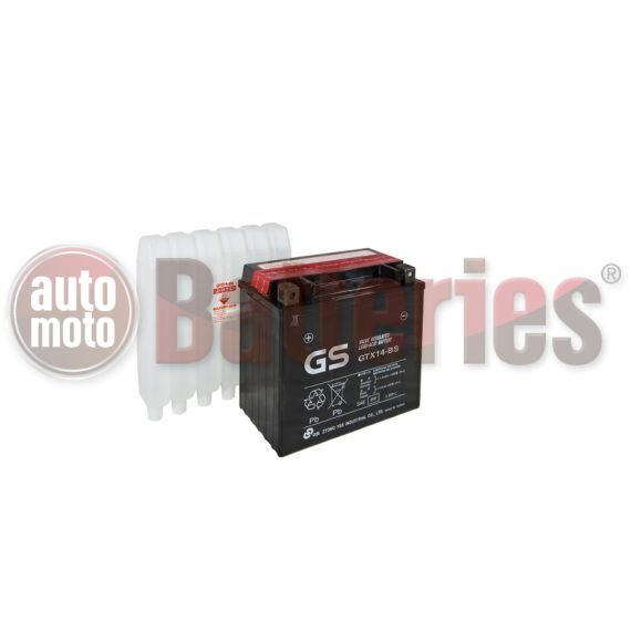 Μπαταρία Μοτοσυκλέτας GS AGM GTX14-BS 12V 12AH 220CCA