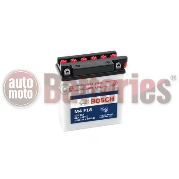Μπαταρία Μοτοσυκλέτας Bosch YB5L-B Ανοιχτού Τύπου 0092M4F180
