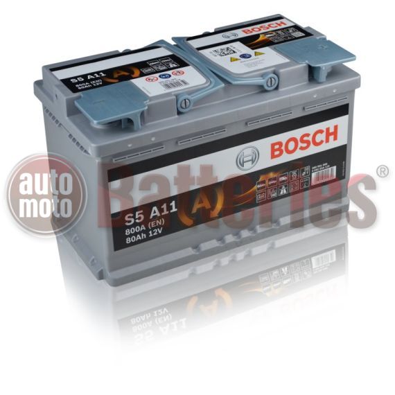 Μπαταρία Αυτοκινήτου  BOSCH  AGM  S5A11  Start  Stop  80AH 800EN Α-Εκκίνησης