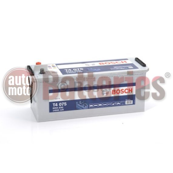 Μπαταρία  Φορτηγού-Σκάφους-Λεωφορείου   Bosch  T4075 12V  140AH  800EN  Α-Εκκίνησης
