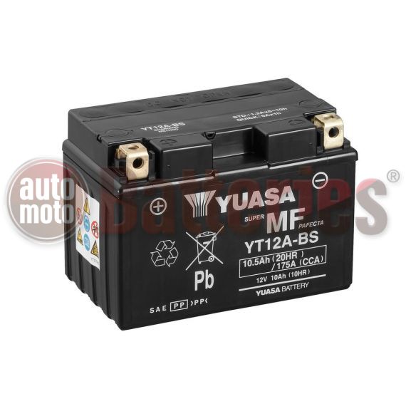 Μπαταρία Μοτοσυκλέτας Yuasa YT12A-BS 12V 10.5AH 175CCA