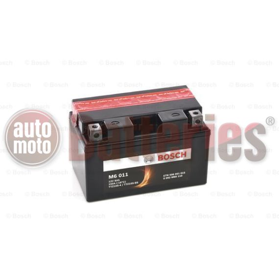 Μπαταρία Μοτοσυκλέτας Bosch M6011 AGM YTZ10S-BS 12V 8AH 150EN