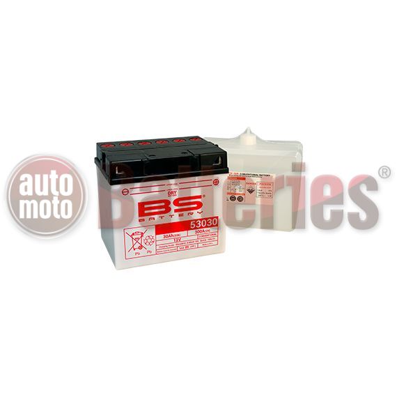 Μπαταρία Μοτοσυκλέτας BS-BATTERY  53030   DRY 30AH 300EN